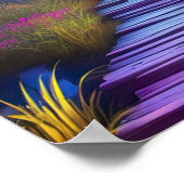 Poster Whispers of the Night, A Purple Moonlit (Coin)