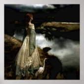 Poster "Whispers on the Wind" par Edward Robert Hughes (Devant)