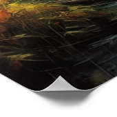 Poster Whispers patinés, Bois Ancien (Coin)