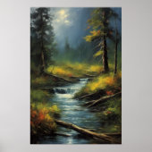 Poster Whispers patinés, Bois Ancien (Devant)