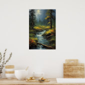 Poster Whispers patinés, Bois Ancien (Cuisine)