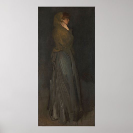 Poster Whistler - Arrangement En Jaune Et Gris 1902 (Devant)