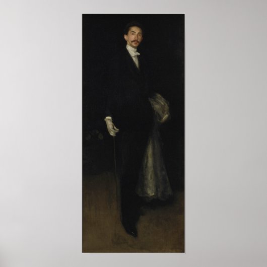 Poster Whistler - Arrangement En Noir Et Or (Devant)