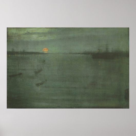 Poster Whistler - Blue And Gold Southampton Water (Devant)