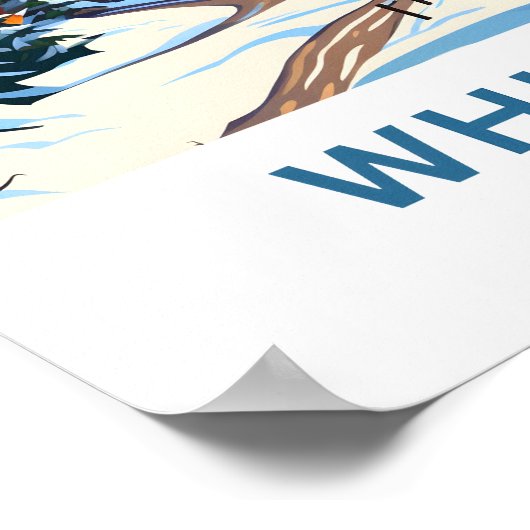 Poster Whistler Canada - Imprimer (Coin)