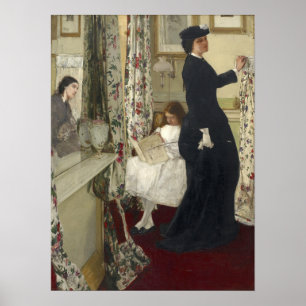 Poster Whistler - Harmonie En Vert Et Rose, Salle De Musi