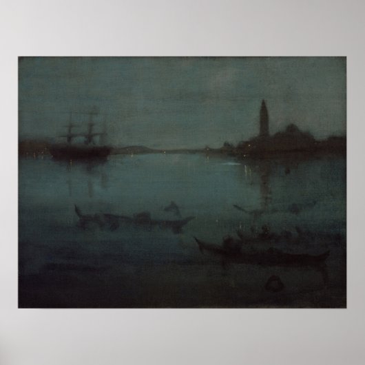 Poster Whistler - La lagune de Venise (Devant)