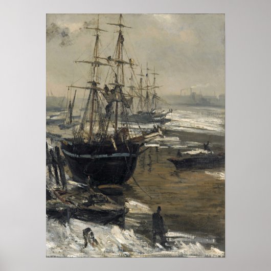 Poster Whistler - La Tamise Dans La Glace (Devant)