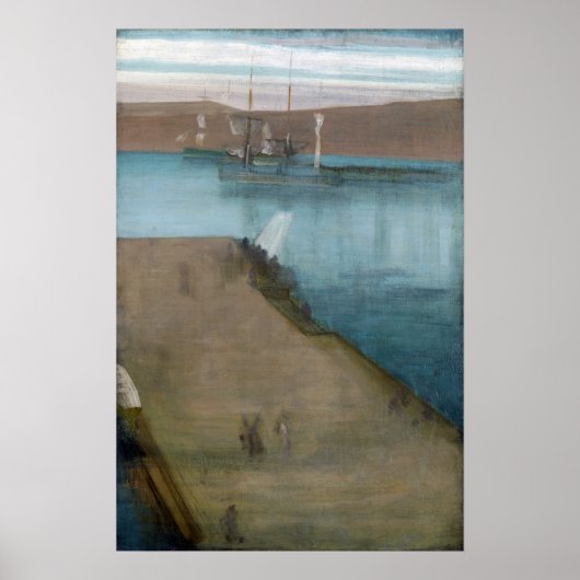 Poster Whistler - Port de Valparaiso (Devant)