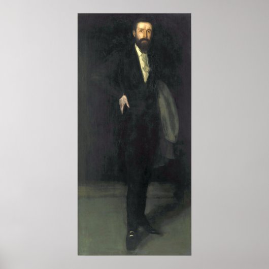 Poster Whistler - Portrait de F. R. Leyland (Devant)