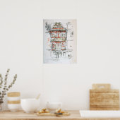 Poster Whistler - Red House Paimpol (Cuisine)