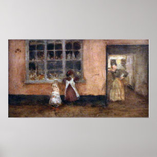 Poster Whistler - Une boutique de Chelsea 1894
