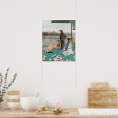 Poster Whistler - Variations de couleur chair et de vert (Cuisine)