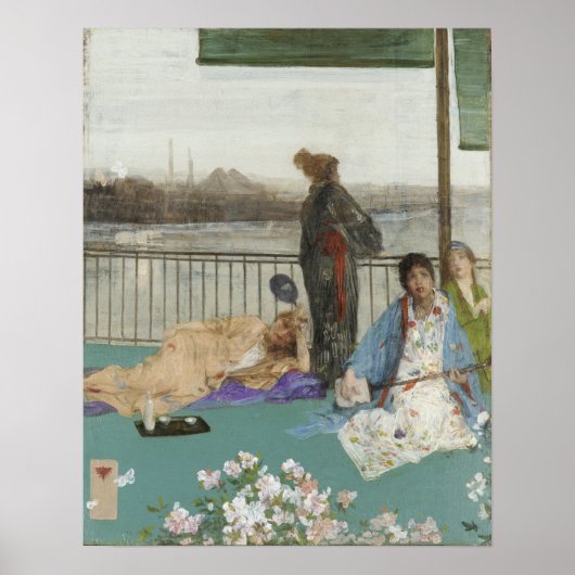 Poster Whistler - Variations De Couleur De Fleur Et De Ve (Devant)
