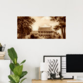 Poster Whitall House Sepia HDR (Bureau à domicile)