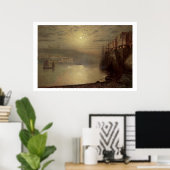 Poster Whitby (huile sur toile) (Bureau à domicile)