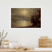Poster Whitby (huile sur toile) (Cuisine)