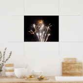 Poster White and Gold Fireworks II Patriotic Celebration (Cuisine)