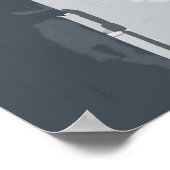 Poster White Armored Cyborg Mecha Sci-Fi Comic Art (Coin)