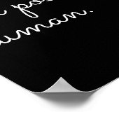 Poster White Be A Sitive Human Motivational Insrational Q (Coin)