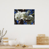 Poster White Blossoms II (Cuisine)
