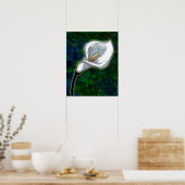 Poster White Calla Lily (Poster Semi-Gloss) (Cuisine)