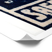 Poster White Cat Matchbox Art Print, Indian Vintage Folk (Coin)