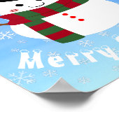 Poster White Christmas Snowman (Coin)