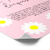 Poster White Daisies \ Late night couches jeu (Coin)