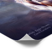 Poster White Eagle Dreams 2 Art Poster/Imprimer (Coin)