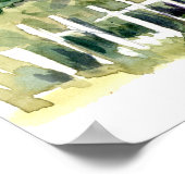 Poster White House American Flag Forest Trees (Coin)