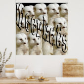 Poster White Meerkat Army Et Logo, (Cuisine)