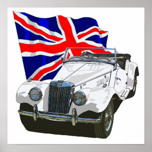 Poster White MG TF
