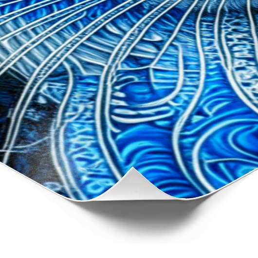 Poster White Mystical Cat Ethereal AI Art (Coin)