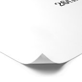 Poster White Nothing Fancy Just Love Wedding Welcome  (Coin)