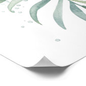 Poster White Orchid Tropical Bouquet Print. (Coin)