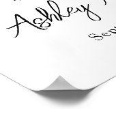 Poster White Pearl Bow Baptism Welcome  (Coin)