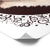 Poster White Pekingese Head Study (Coin)