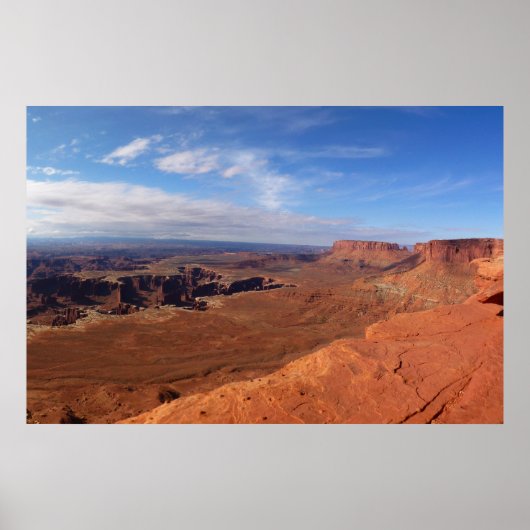 Poster White Rim Vue sur le parc national des Canyonlands (Devant)
