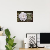 Poster White Rose Hope Art Imprimer (Bureau à domicile)