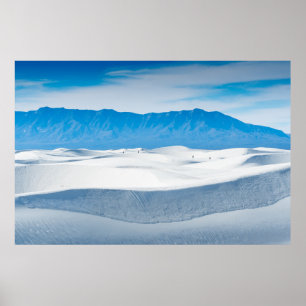 Poster White Sands Mountains