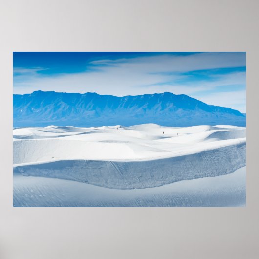 Poster White Sands Mountains (Devant)
