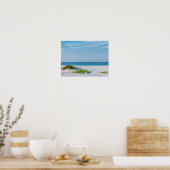 Poster White Sandy Beach Florida Coastline (Cuisine)