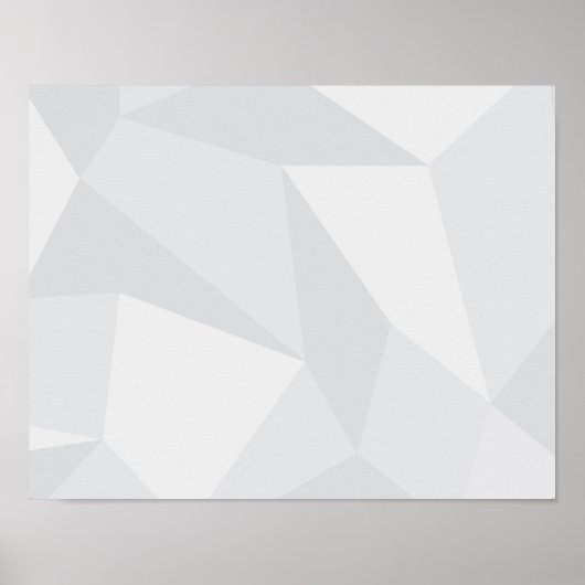Poster White, simple, modern, urban, cool, trendy pattern (Devant)