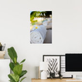 Poster White Spa (Bureau à domicile)