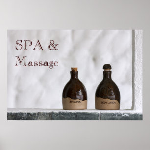 Poster White SPA towel