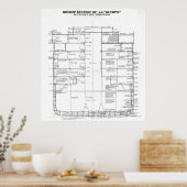 Poster White Star Line S.S. Semi-section olympique 1913 (Cuisine)