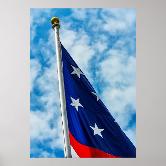 Poster White Stars (Devant)