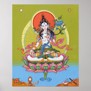POSTER White Tara - Long Life - vanaf $ 14,25
