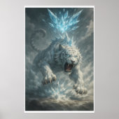 Poster White Tiger – Frost King Ice Burst Descent – ManJi (Devant)